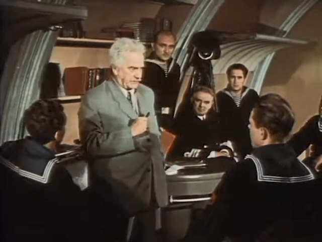 Тайна двух океанов. Фрагмент. В роли профессора океанолога - Сергей  Комаров